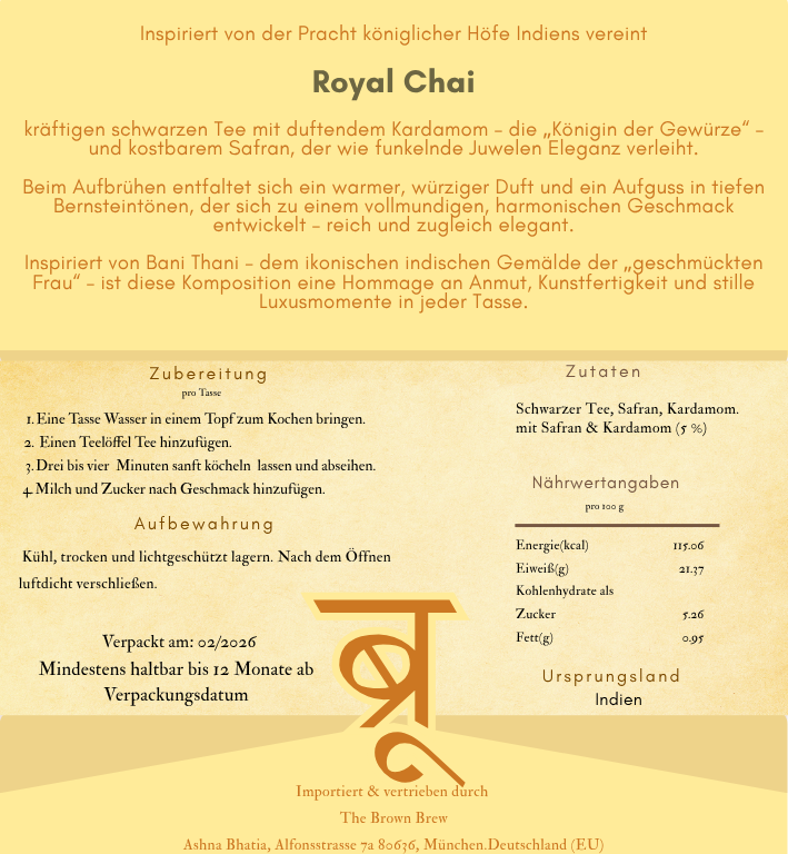 Royal Chai Miniature
