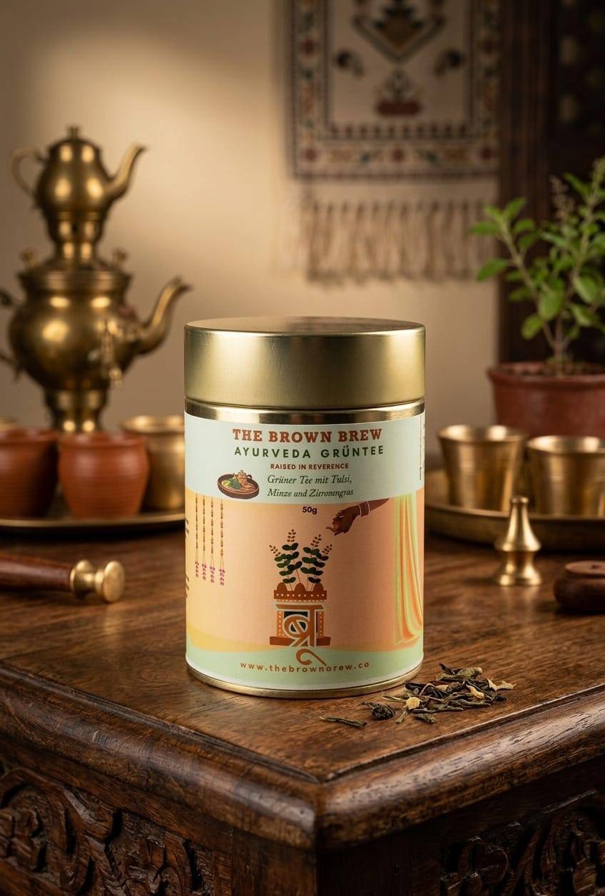 The Brown Brew - Ayurveda Green Tea (50g)