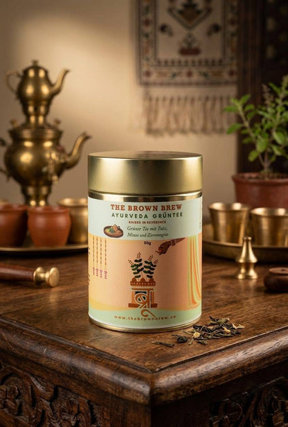 The Brown Brew - Ayurveda Green Tea (50g)