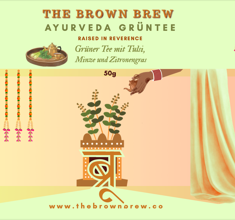 The Brown Brew - Ayurveda Green Tea (50g)