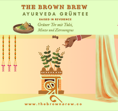 The Brown Brew - Ayurveda Green Tea (50g)